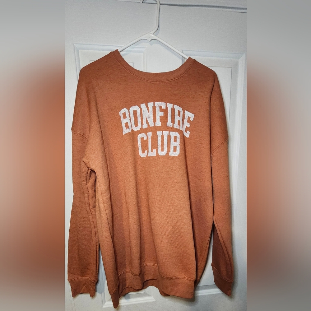 NWT Oat Collective Bonfire Club Lightweight Crewneck Sweatshirt